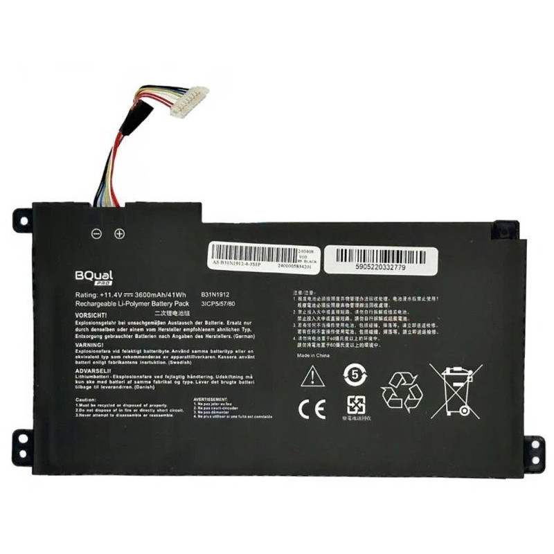 TRX Baterie Bqual B31N1912/ Li-Pol 11.4V/ 3600mAh/ 41Wh/ pro Asus Vivobook E410MA L410MA L510MA E510KA/ neoriginální