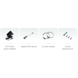 MikroTik LHG LTE7 kit, 3/4G (LTE) modem, 17dBi, SIM slot, Gbit LAN, L3