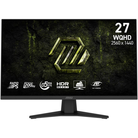 MSI Gaming MAG 274QF E20/ 27"/ 2560x1440/ IPS/ 0,5ms/ 200Hz/ 300cd/m2/ 1200:1/ HDMI/ DP/ VESA/ černý