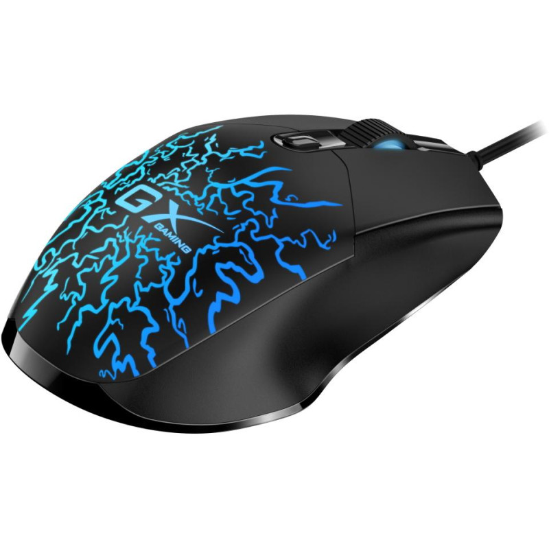 GENIUS GX GAMING Scorpion M300 Crack/ drátová/ RGB podsvícení/ 800-2400 dpi/ USB/ 4 tlačítka/ černá