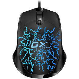 GENIUS GX GAMING Scorpion M300 Crack/ drátová/ RGB podsvícení/ 800-2400 dpi/ USB/ 4 tlačítka/ černá