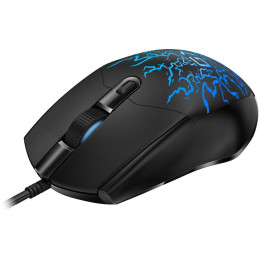 GENIUS GX GAMING Scorpion M300 Crack/ drátová/ RGB podsvícení/ 800-2400 dpi/ USB/ 4 tlačítka/ černá