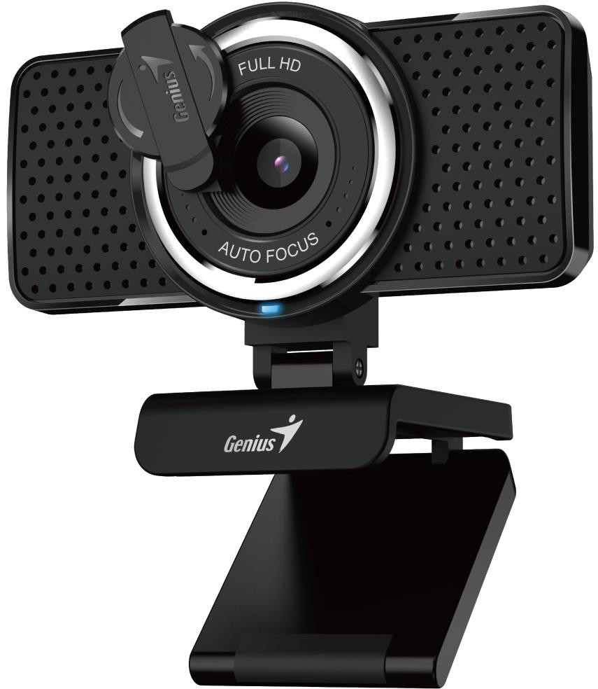 GENIUS webová kamera ECam 8020AF / Full HD 1080P / automatické zaostrovanie / USB-C / USB / mikrofón / kryt súkromia