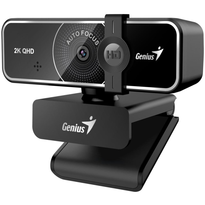 GENIUS webová kamera FaceCam 3000AF/ 2K QHD/ 60 fps/ automatické ostření/ USB-C/ USB/ mikrofon/ kryt soukromí/ stojan