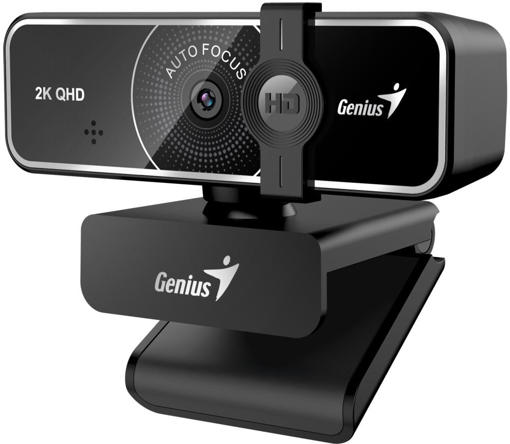 GENIUS webová kamera FaceCam 3000AF / 2K QHD / 60 fps / automatické zaostrovanie / USB-C / USB / mikrofón / kryt súkromia / stoj