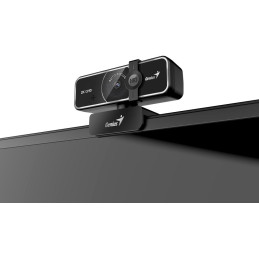 GENIUS webová kamera FaceCam 3000AF/ 2K QHD/ 60 fps/ automatické ostření/ USB-C/ USB/ mikrofon/ kryt soukromí/ stojan
