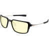 Okulary biurowe/do gier GUNNAR TERA ONYX SILVER * soczewki bursztynowe BLF 65 * GUNNAR focus