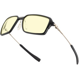 GUNNAR kancelářske/herní brýle TERA ONYX SILVER  * jantárová skla BLF 65 * GUNNAR focus