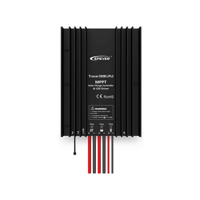 EPEVER Tracer2606LPLI solární MPPT regulátor 10A, 12/24 V, vstup 60V