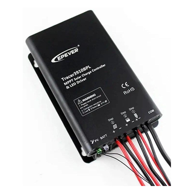 EPEVER Tracer3910BPL solární MPPT regulátor 15A, 12/24 V, vstup 100V