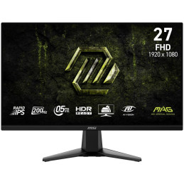 MSI Gaming MAG 275F E20/ 27"/ 1920x1080/ IPS/ 0,5ms/ 200Hz/ 300cd/m2/ 1000:1/ HDMI/ DP/ VESA/ černý