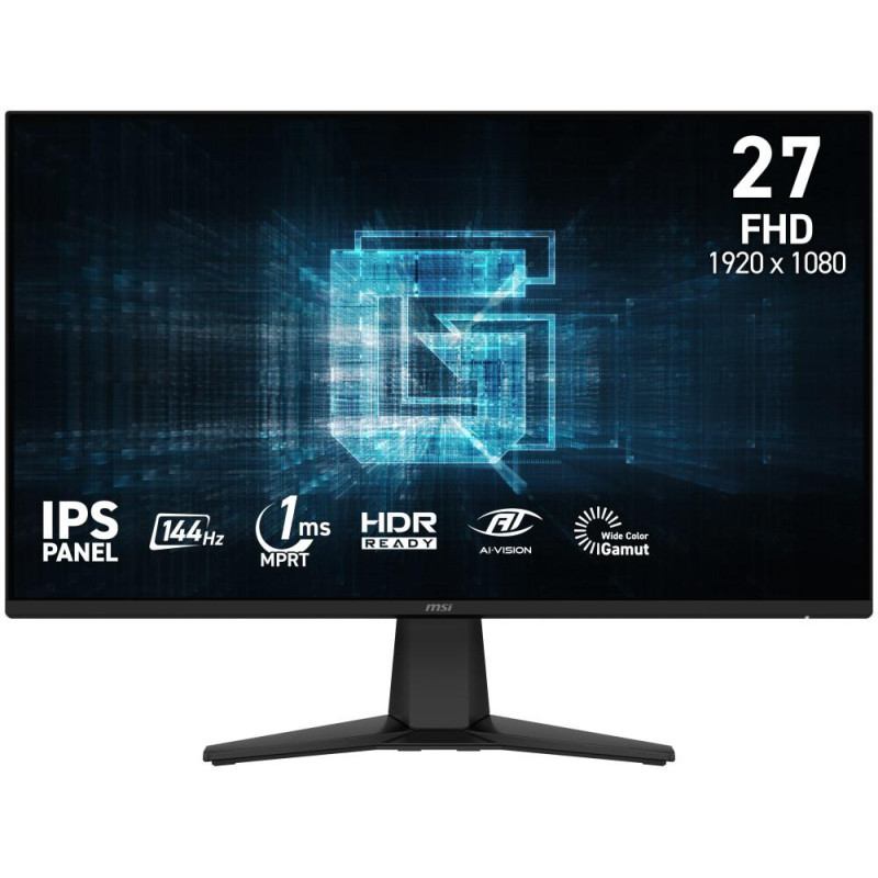 MSI Gaming G275L E14/ 27"/ 1920x1080/ IPS/ 1ms/ 144Hz/ 300cd/m2/ 1500:1/ HDMI/ DP/ VESA/ černý