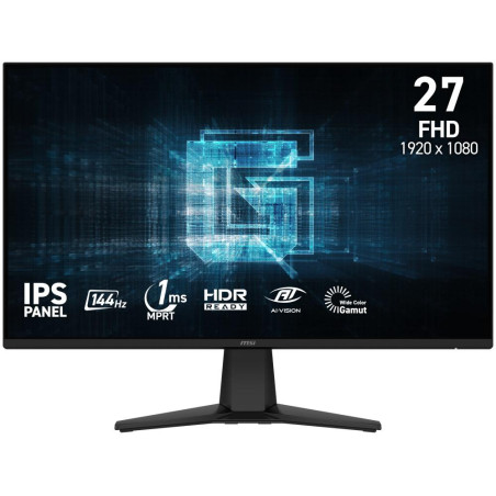 MSI Gaming G275L E14/ 27"/ 1920x1080/ IPS/ 1ms/ 144Hz/ 300cd/m2/ 1500:1/ HDMI/ DP/ VESA/ černý