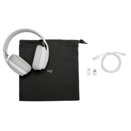Logitech Zone Vibe Kabelloses MS Bluetooth-Headset – GRAUWEISS – EMEA