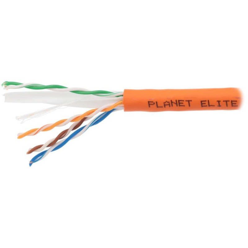 PLANET Elite kabel UTP, drát, 4pár, Cat 6, LS0H, B2ca, balení 80m