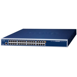 Planet UPOE-1600XG Ultra PoE++ injektor, 16 portů, 10 Gigabit, IEEE 802.3bt 600W (95W/port), scheduler+watchdog