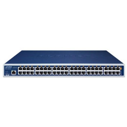 Planet UPOE-2400XG Ultra PoE++ injektor, 24 portů, 10 Gigabit, IEEE 802.3bt 800W (95W/port), scheduler+watchdog
