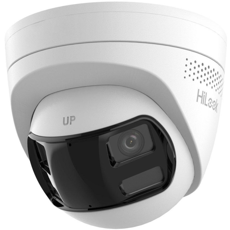 HiLook Powered by HIKVISION/ IPC-T280HAD-LUF/S(L)(RB)/ Turret/ 8Mpix/ 2mm/ Panorama/ Smart Hybrid Light/ MD2.0/ IP67