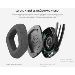 Logitech Zone Vibe Kabelloses MS Bluetooth-Headset – GRAUWEISS – EMEA