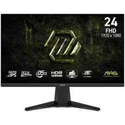 MSI Gaming MAG 245F X24/ 24"/ 1920x1080/ IPS/ 0,5ms/ 240Hz/ 300cd/m2/ 1000:1/ HDMI/ DP/ VESA/ černý