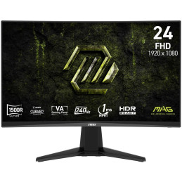 MSI Gaming MAG 245C X24/ 24"/ 1920x1080/ VA/ 1ms/ 240Hz/ 300cd/m2/ 3000:1/ HDMI/ DP/ VESA/ černý