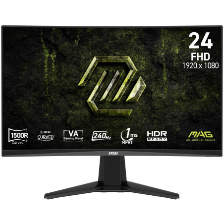 MSI Gaming MAG 245C X24/ 24"/ 1920x1080/ VA/ 1ms/ 240Hz/ 300cd/m2/ 3000:1/ HDMI/ DP/ VESA/ černý