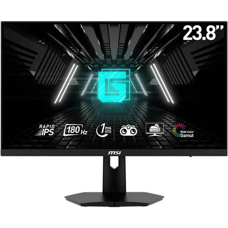 MSI Gaming G244F E2/ 24"/ 1920x1080/ IPS/ 1ms/ 180Hz/ 300cd/m2/ 1000:1/ HDMI/ DP/ VESA/ černý