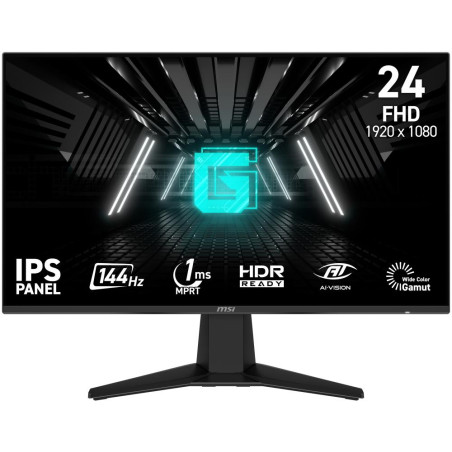 MSI Gaming G242L E14/ 24"/ 1920x1080/ IPS/ 1ms/ 144Hz/ 300cd/m2/ 1500:1/ HDMI/ DP/ VESA/ černý
