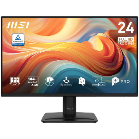 MSI PRO MP242 E14A/ 24"/ 1920x1080/ IPS/ 4ms/ 144Hz/ 300cd/m2/ 1500:1/ HDMI/ DP/ VESA/ černý