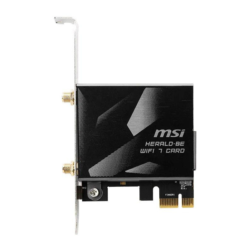 MSI WiFi PCIe adaptér HERALD BE9400 WI-FI 7/ PCI-E/ 6 GHz/ 5GHz/ 2,4GHz
