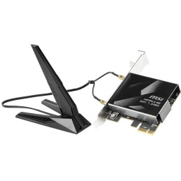 MSI WiFi PCIe adaptér HERALD BE9400 WI-FI 7/ PCI-E/ 6 GHz/ 5GHz/ 2,4GHz