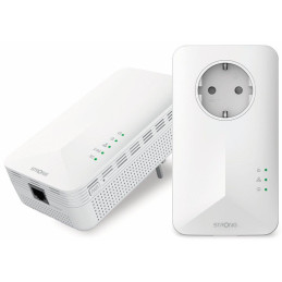STRONG sada 2 adaptérů Powerline 1000 WF DUO EU/ Powerline 1000 Mbit/s/ Wi-Fi 1200 Mbit/s/ 2x LAN/ bílý