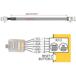 TINYCONTROL teplotní a vlhkostní čidlo ASAIR (AM2301B) pro LAN ovladač LK3 a LK4