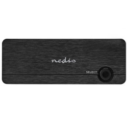 NEDIS HDMI převodník/ USB-C zásuvka/ 2x HDMI vstup/ 4x USB-A zásuvka/ 1x HDMI výstup/ 1cestný/ 4K@60Hz/ 18 Gbps/ ABS/ an