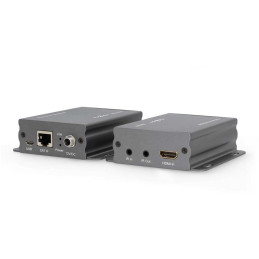 NEDIS HDMI extender/ přes Cat6/ do 50 m/ 4K@30Hz/ 10.2 Gbps/ funkce IR return/ kov/ antracit