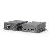 NEDIS HDMI extender/ cez Cat6/ do 50 m/ 4K@30Hz/ 10.2 Gbps/ funkcia IR return/ kov/ antracit