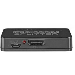 NEDIS HDMI rozbočovač/ 2x HDMI výstup/ 4K@30Hz/ 2.25 Gbps/ ABS / PVC/ černý