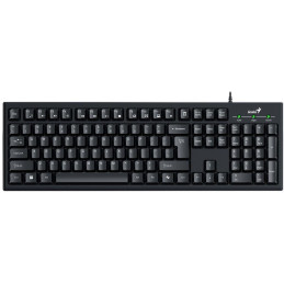 POŠKOZENÝ OBAL - GENIUS KB-100/ Drátová/ Copilot/ USB/ černá/ CZ+SK layout