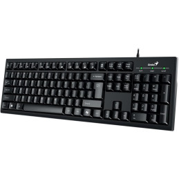 POŠKOZENÝ OBAL - GENIUS KB-100/ Drátová/ Copilot/ USB/ černá/ CZ+SK layout