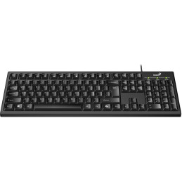 POŠKOZENÝ OBAL - GENIUS KB-100/ Drátová/ Copilot/ USB/ černá/ CZ+SK layout