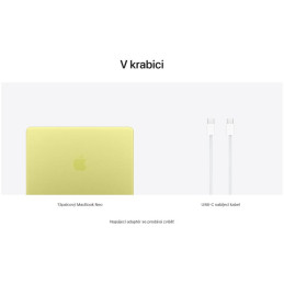 Apple MacBook Neo 13" (2026) / A18 Pro / 6C CPU / 5C GPU / 8GB RAM / 512GB SSD / Touch ID / Citrusově žlutý