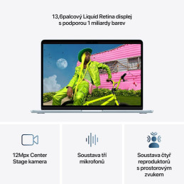 Apple MacBook Air 13'' (2026) / M5 / 13,6" / 10C CPU / 8C GPU / 16GB RAM / 512GB SSD / Blankytně modrý