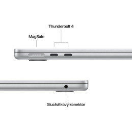 Apple MacBook Air 13'' (2026) / M5 / 13,6" / 10C CPU / 10C GPU / 16GB RAM / 1TB SSD / Stříbrný