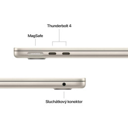 Apple MacBook Air 13'' (2026) / M5 / 13,6" / 10C CPU / 10C GPU / 16GB RAM / 1TB SSD / Hvězdně bílý