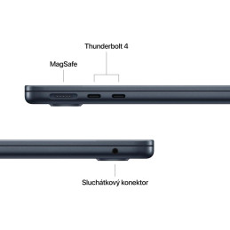 Apple MacBook Air 13'' (2026) / M5 / 13,6" / 10C CPU / 10C GPU / 24GB RAM / 1TB SSD / Temně inkoustový