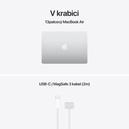 Apple MacBook Air 13'' (2026) / M5 / 13,6" / 10C CPU / 10C GPU / 24GB RAM / 1TB SSD / Stříbrný