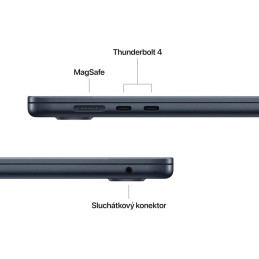 Apple MacBook Air 15'' (2026) / M5 / 15,3" / 10C CPU / 10C GPU / 16GB RAM / 512GB SSD / Temně inkoustový