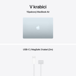 Apple MacBook Air 15'' (2026) / M5 / 15,3" / 10C CPU / 10C GPU / 16GB RAM / 512GB SSD / Blankytně modrý