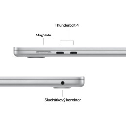 Apple MacBook Air 15'' (2026) / M5 / 15,3" / 10C CPU / 10C GPU / 24GB RAM / 1TB SSD / Stříbrný
