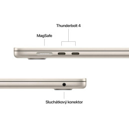 Apple MacBook Air 15'' (2026) / M5 / 15,3" / 10C CPU / 10C GPU / 24GB RAM / 1TB SSD / Hvězdně bílý